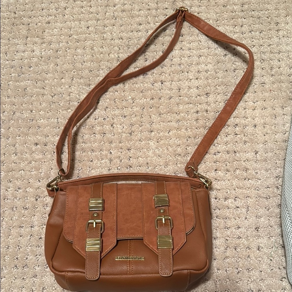 Brown Leather Crossbody Bag